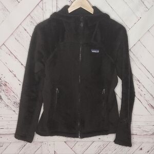 Patagonia Women's R3 Hi-Loft Hooded Fleece Jacket Dark Chocolate Brown